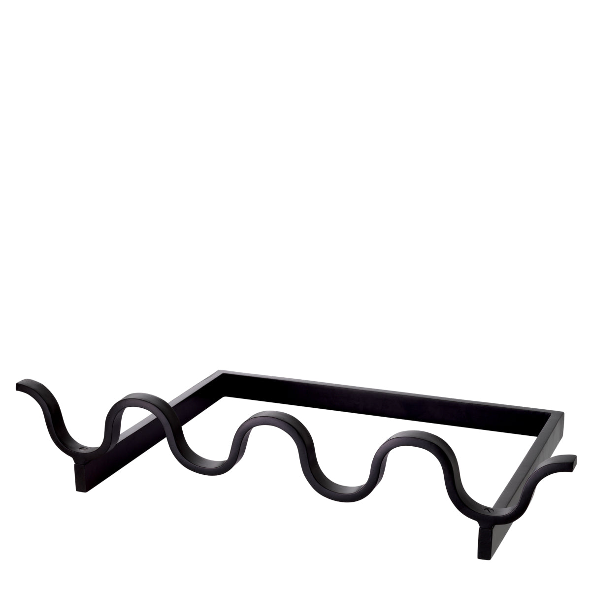 Black Minimalist Andiron Barlieu | Eichholtz Miami