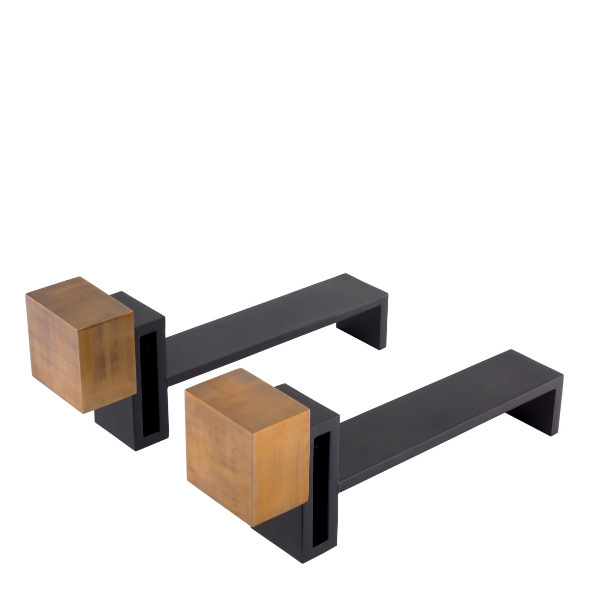 Contemporary Andiron Set (2) Chitry | Eichholtz Miami