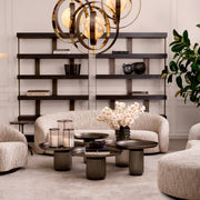 Bronze 5 Shelf Bookcase Dalmar | Eichholtz Miami