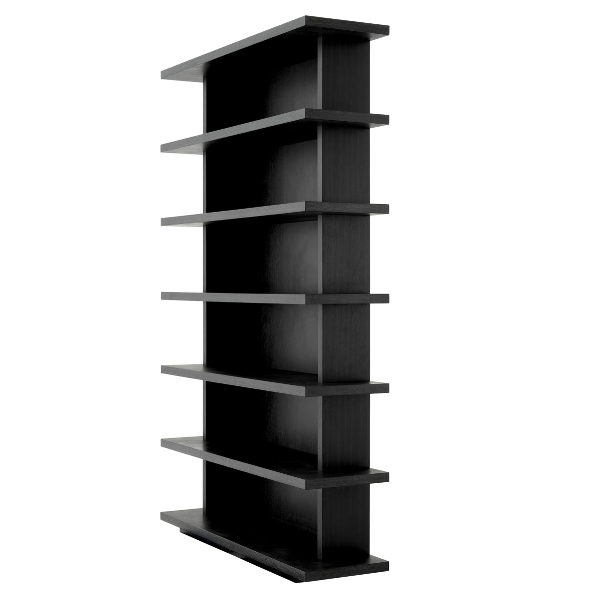 Charcoal Gray Oak Bookcase Malibu | Eichholtz Miami