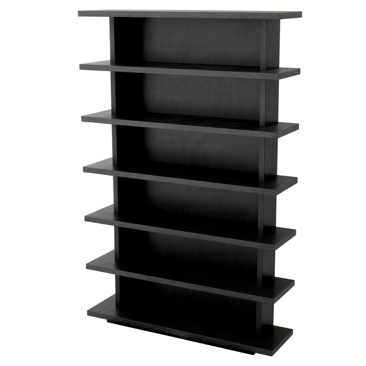 Charcoal Gray Oak Bookcase Malibu | Eichholtz Miami