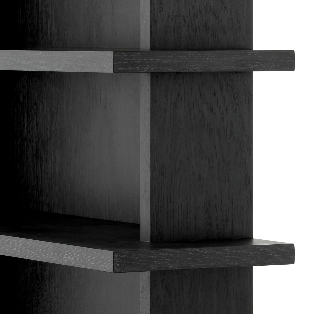Charcoal Gray Oak Bookcase Malibu | Eichholtz Miami
