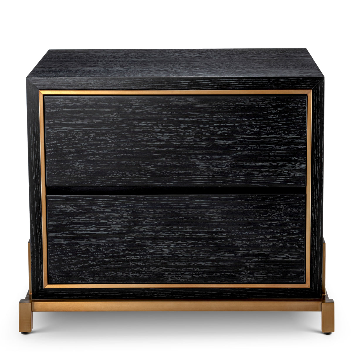 Charcoal Oak Bedside Table Hazel | Eichholtz Miami
