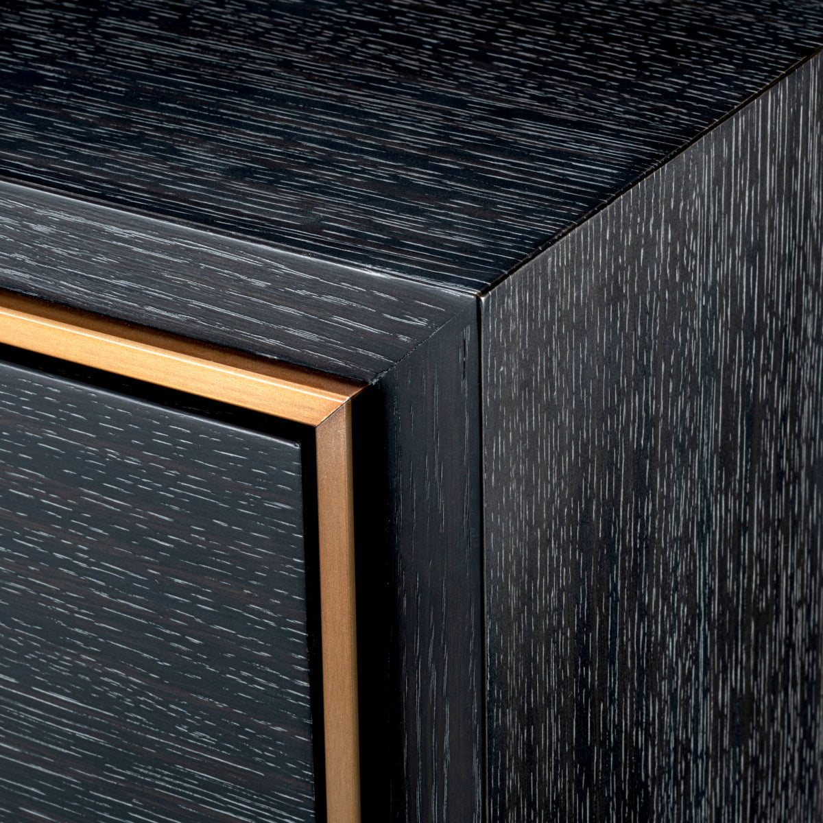 Charcoal Oak Bedside Table Hazel | Eichholtz Miami