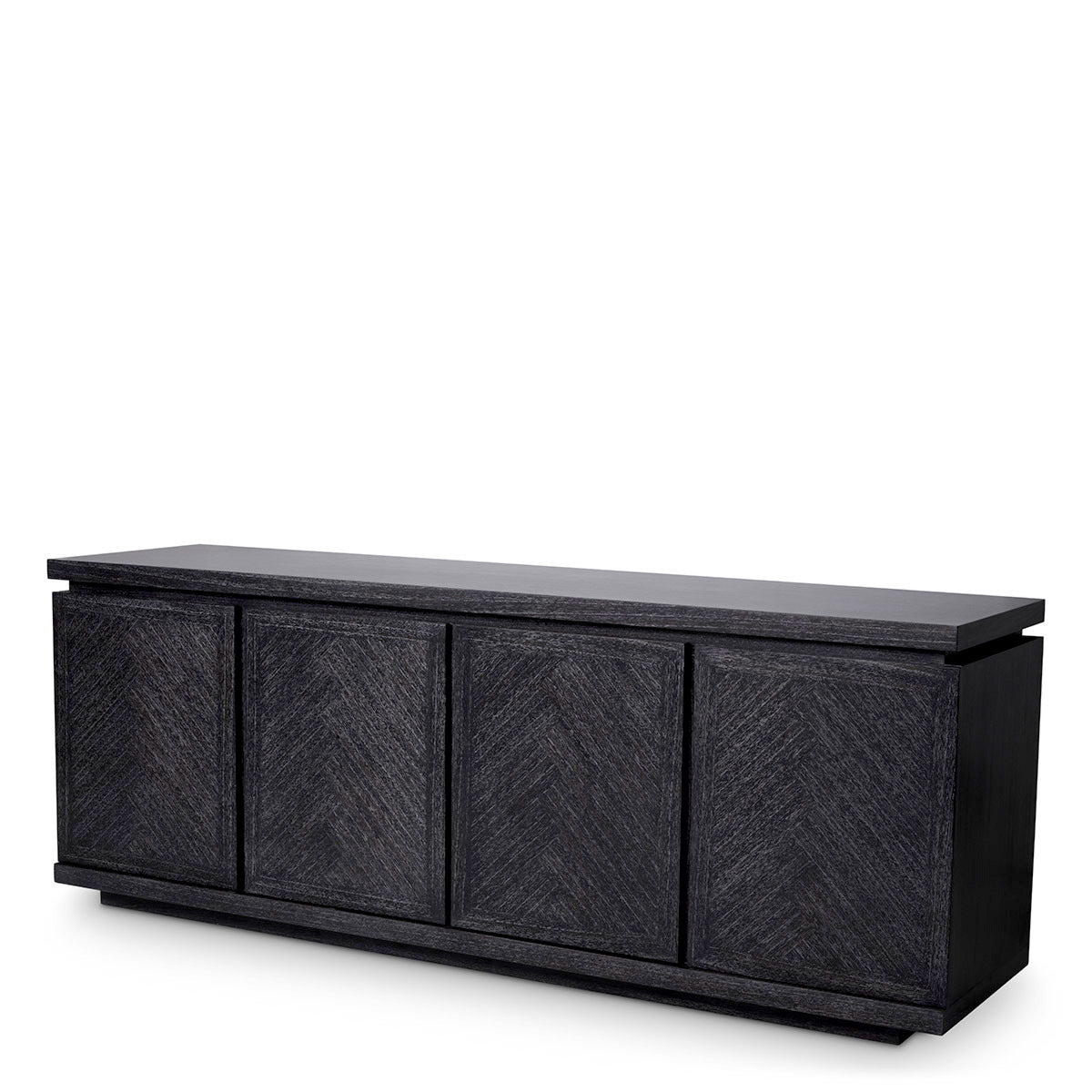 Charcoal Gray Oak Sideboard Bowen | Eichholtz Miami