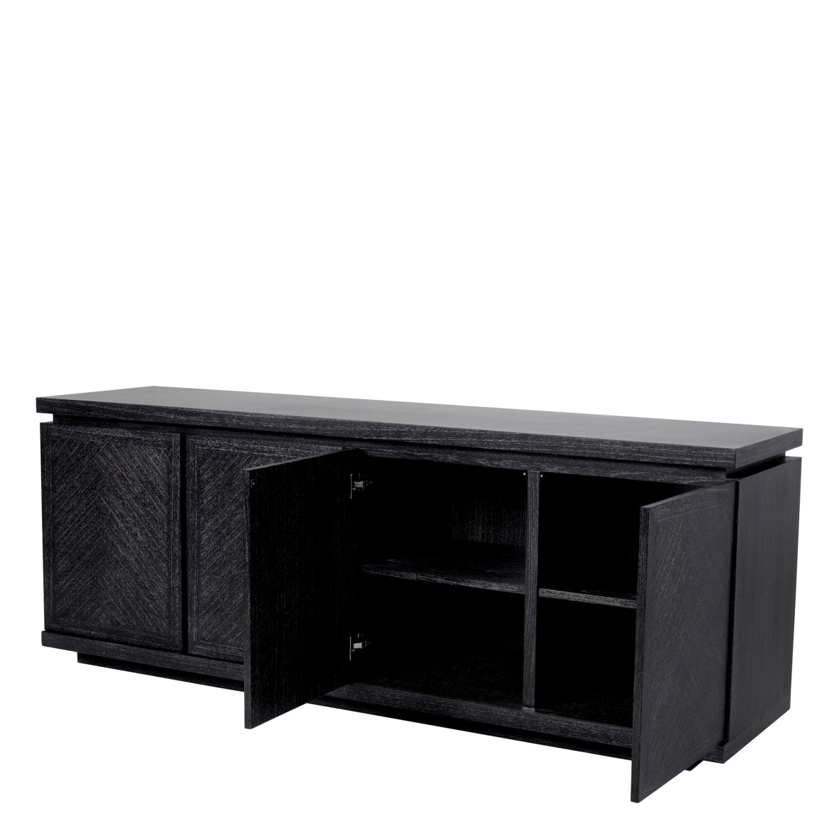 Charcoal Gray Oak Sideboard Bowen | Eichholtz Miami
