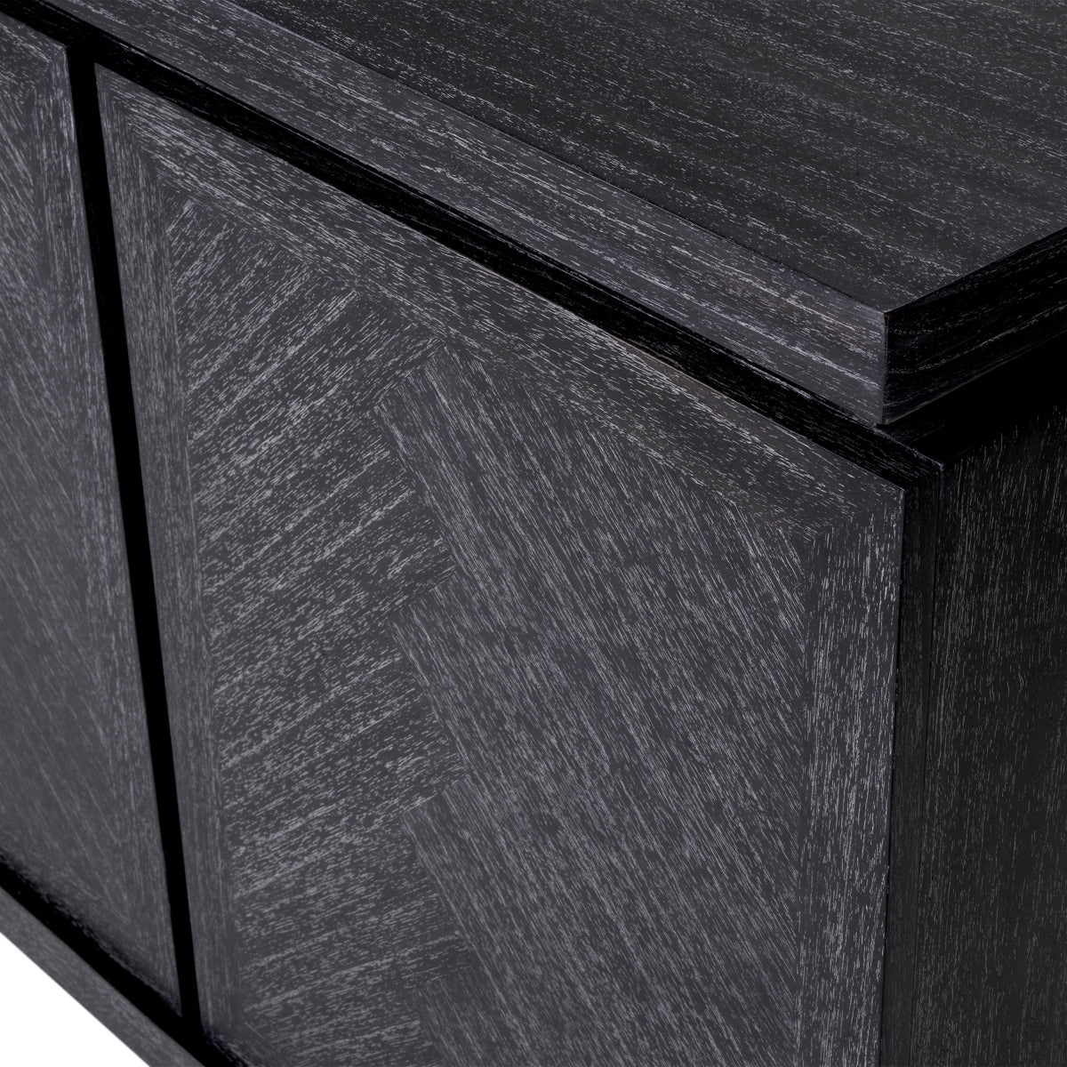 Charcoal Gray Oak Sideboard Bowen | Eichholtz Miami