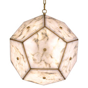 Pentagonal Alabaster Lantern Gallo | Eichholtz Miami