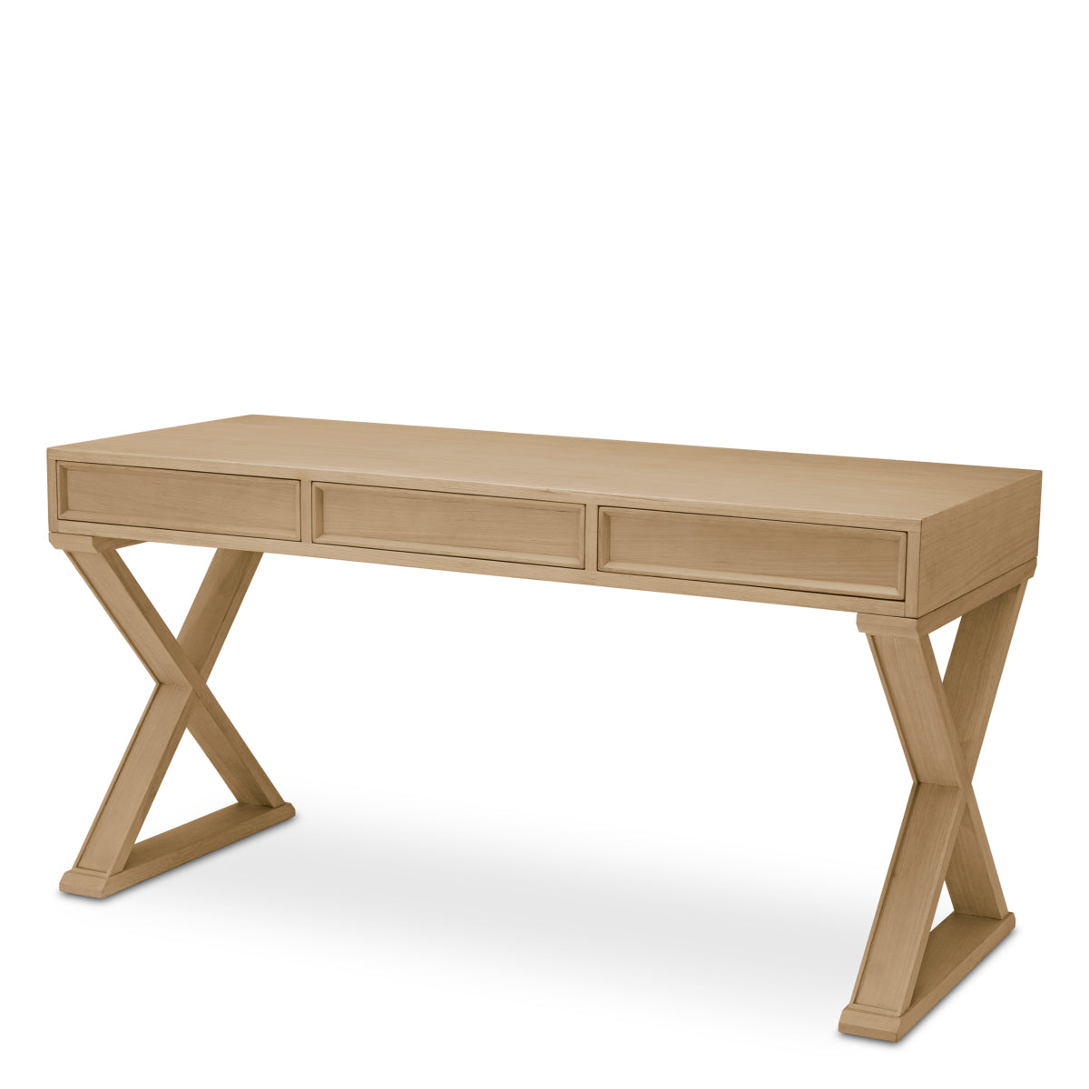 Natural Oak Desk Sardinia | Eichholtz Miami