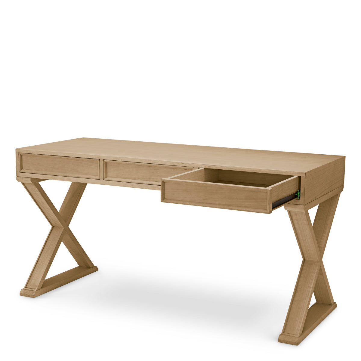 Natural Oak Desk Sardinia | Eichholtz Miami