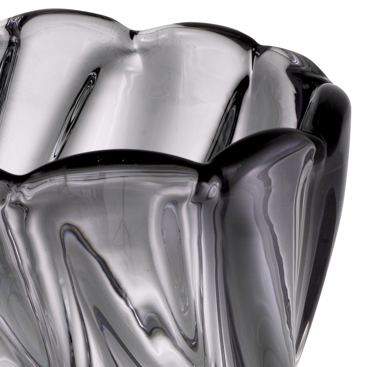 Swirling Glass Vase L Contessa | Eichholtz Miami