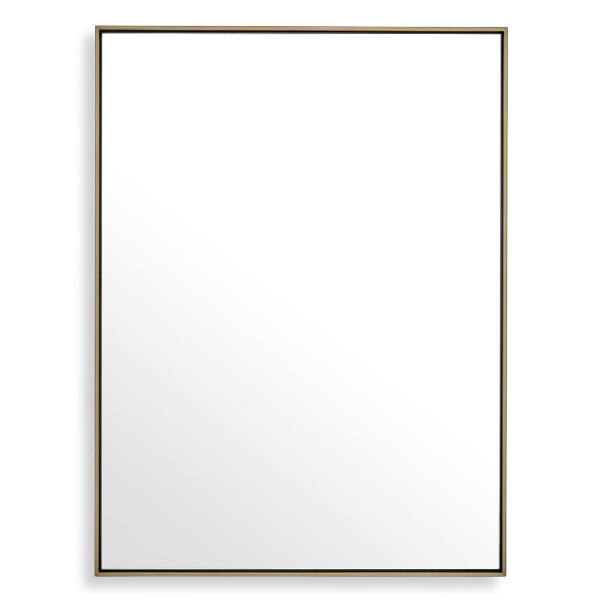 Brushed Brass Mirror Redondo | Eichholtz Miami