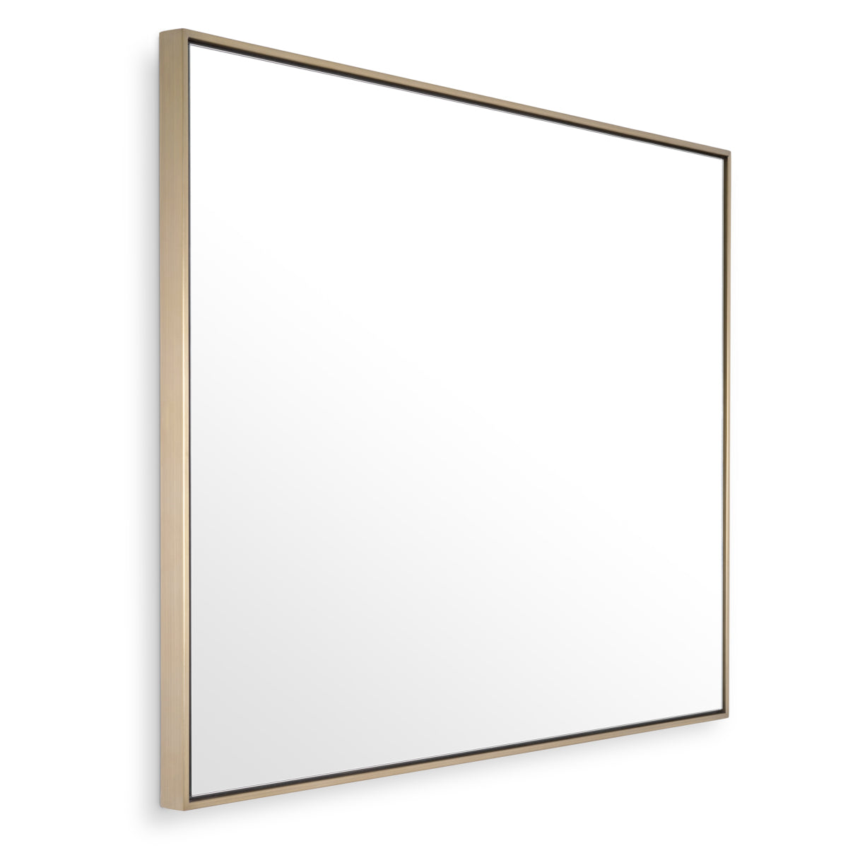 Brushed Brass Mirror Redondo | Eichholtz Miami