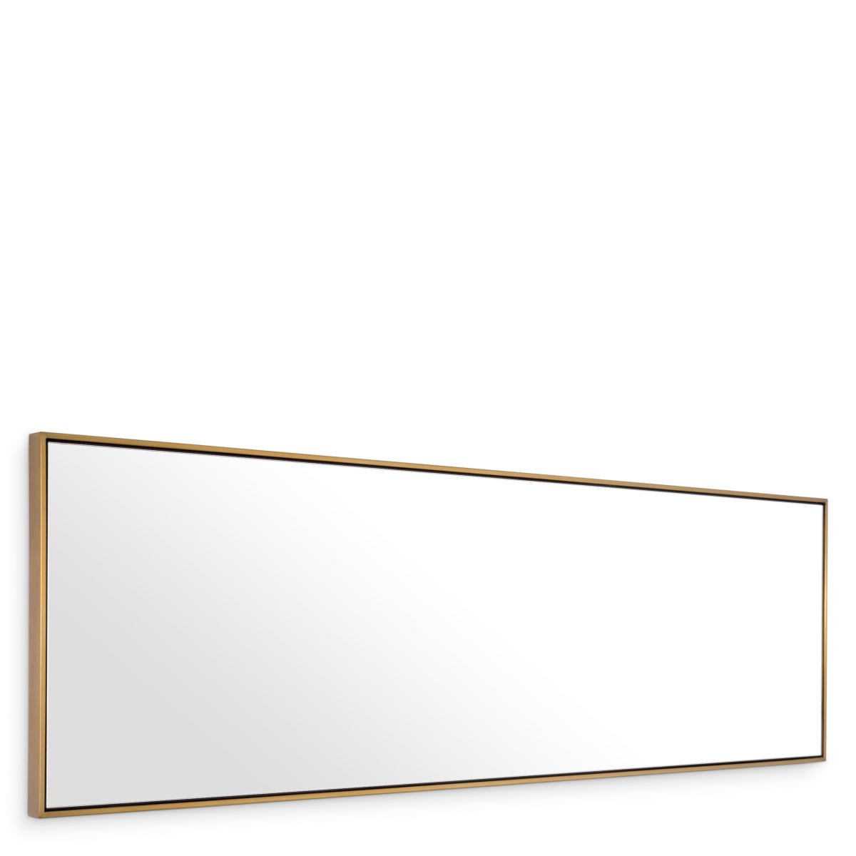 Brushed Brass Mirror Redondo | Eichholtz Miami