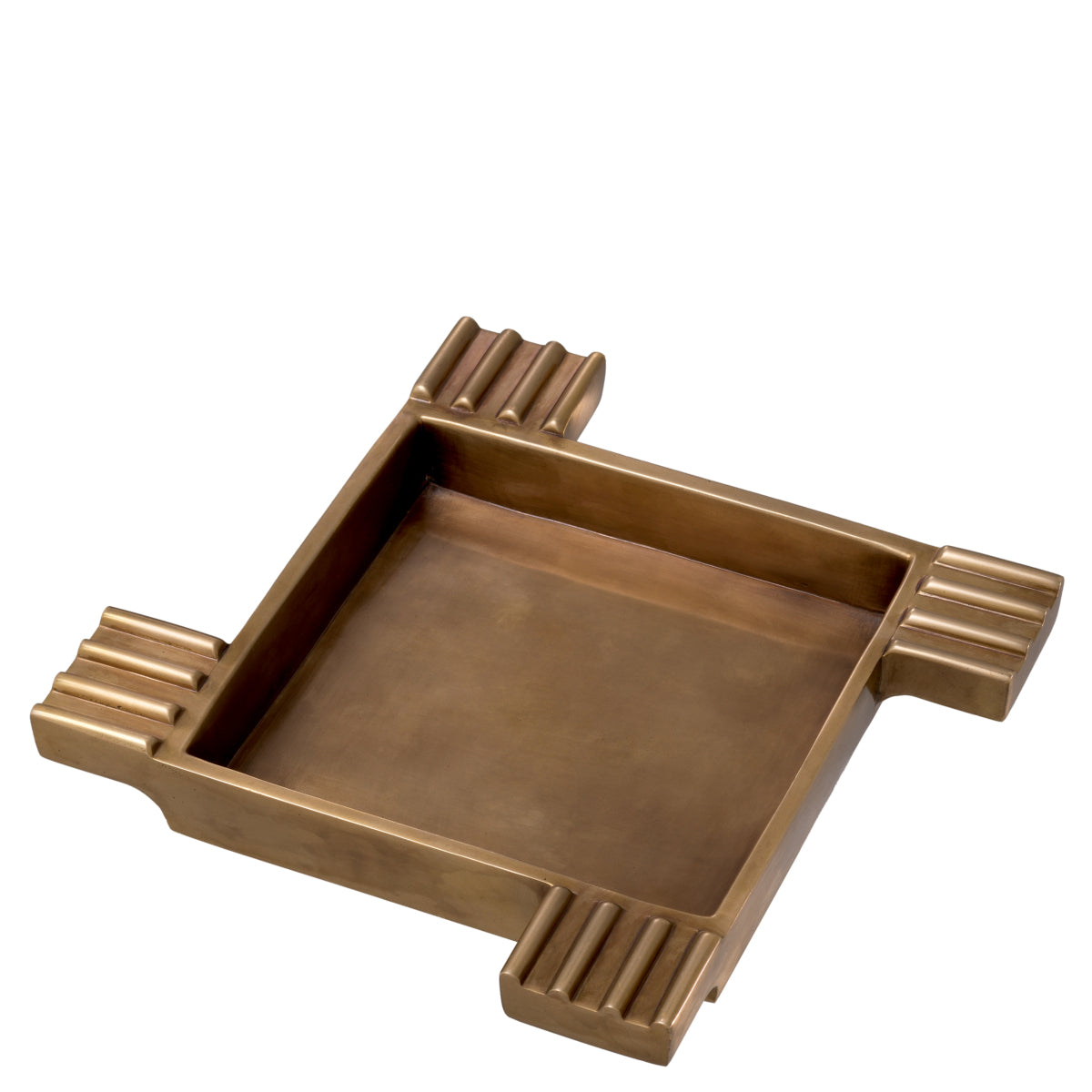 Vintage Brass Square Ashtray Mack | Eichholtz Miami