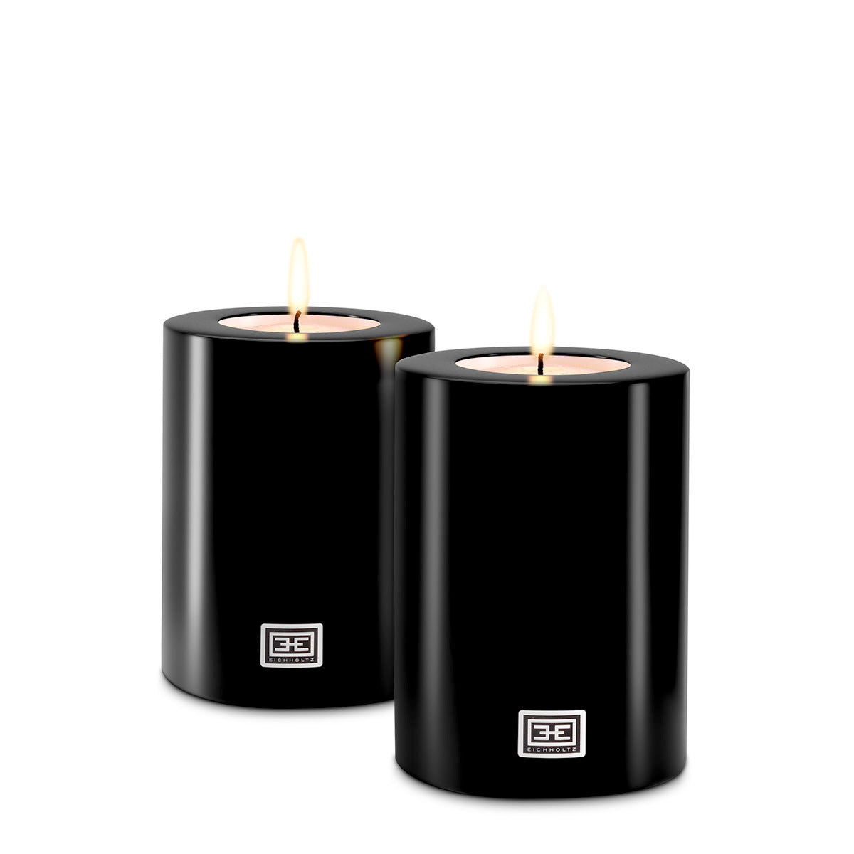 Artificial Black Candle Set of 2 | Eichholtz Miami