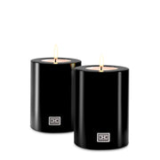 Artificial Black Candle Set of 2 | Eichholtz Miami