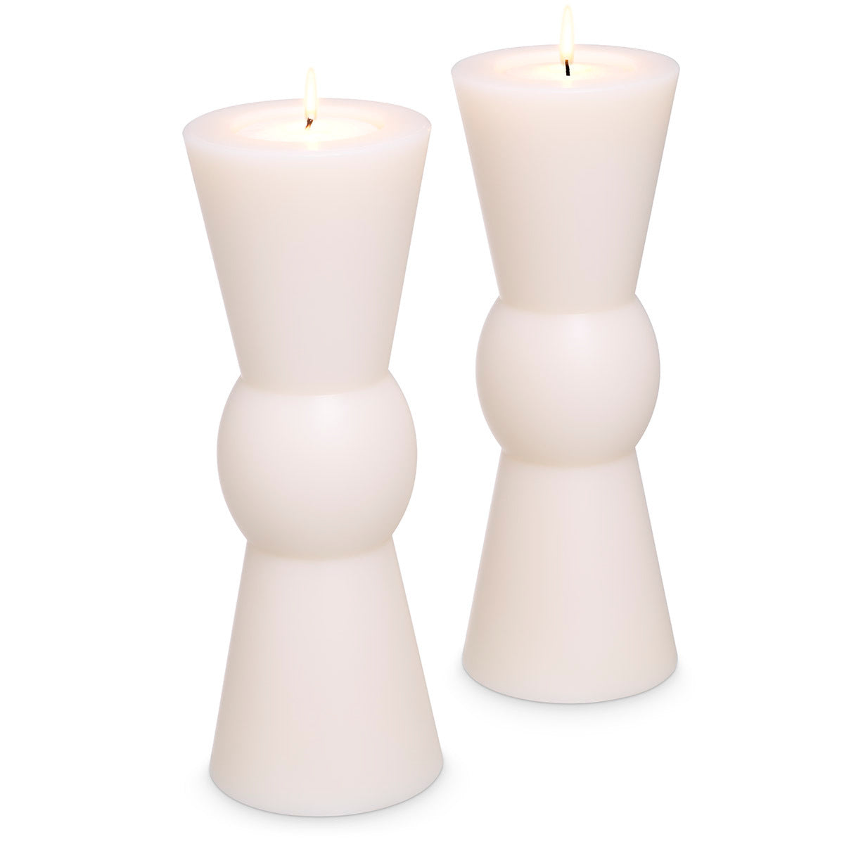 White Artificial Candle Set (2) L Arto | Eichholtz Miami