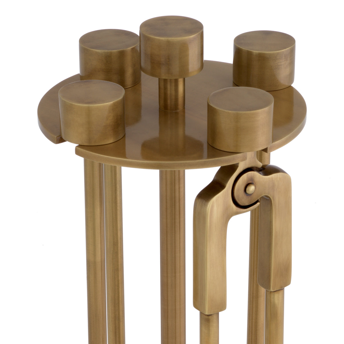 Brass Fire Tools Set Lara | Eichholtz Miami