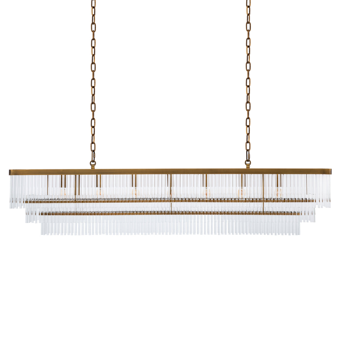 Glass Rods Chandelier East | Eichholtz Miami