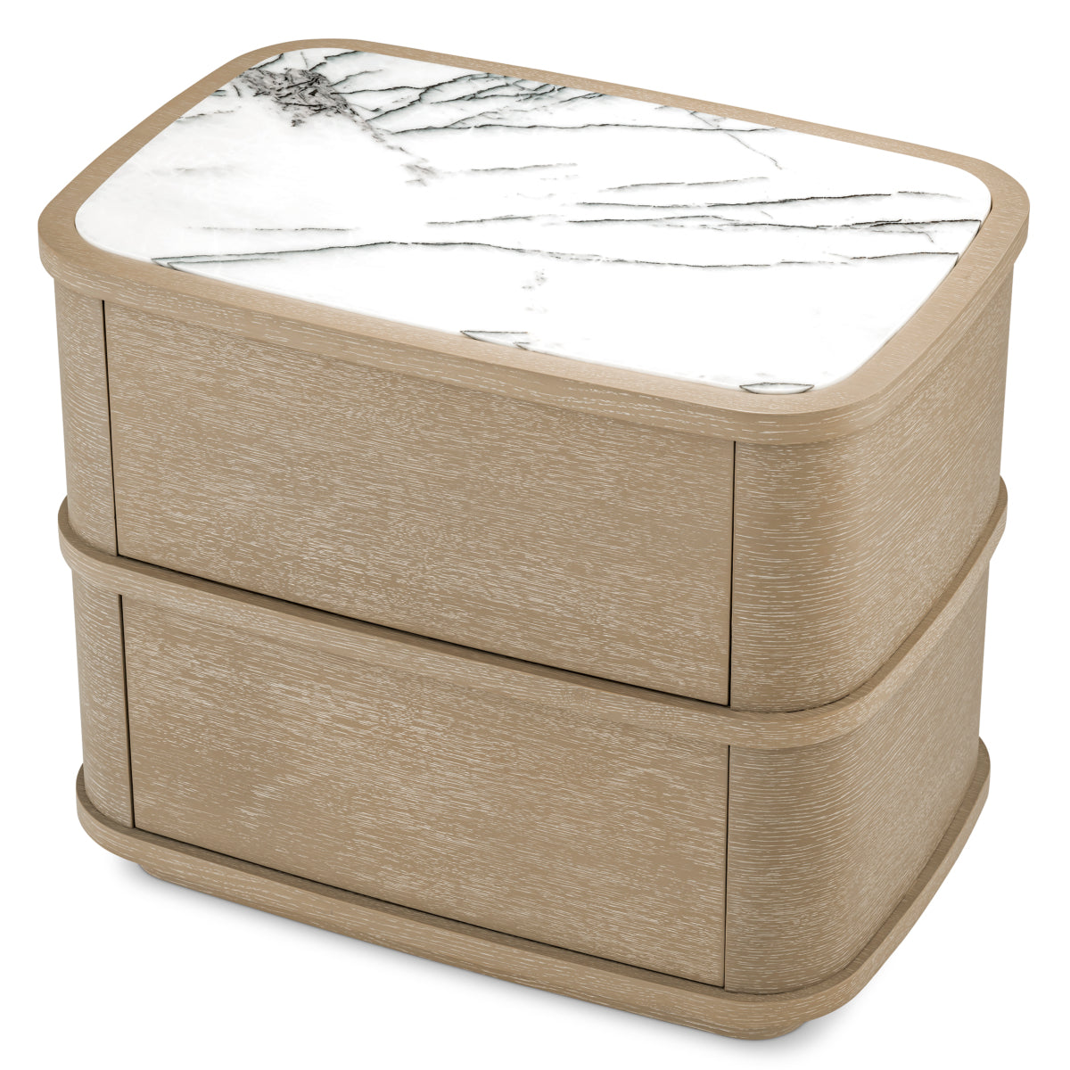 Oak Contemporary Nightstand Cabana | Eichholtz Miami