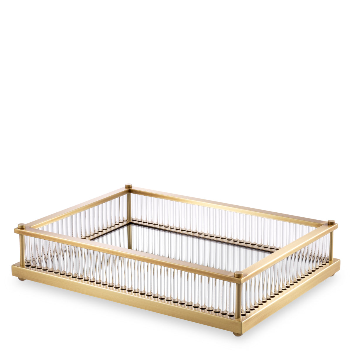 Mirror Bottom Rectangular Tray Cora | Eichholtz Miami