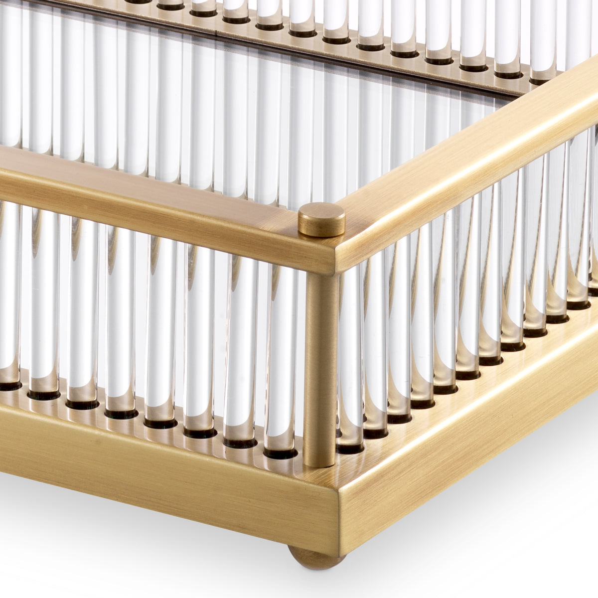 Mirror Bottom Rectangular Tray Cora | Eichholtz Miami