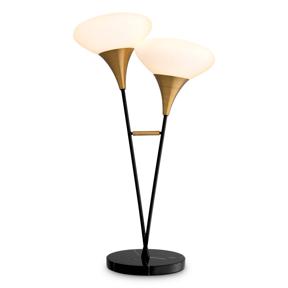 Elliptical Glass Table Lamp Duco | Eichholtz Miami