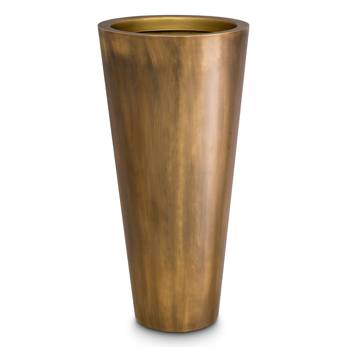 Conical Brass Planter Oberoi | Eichholtz Miami