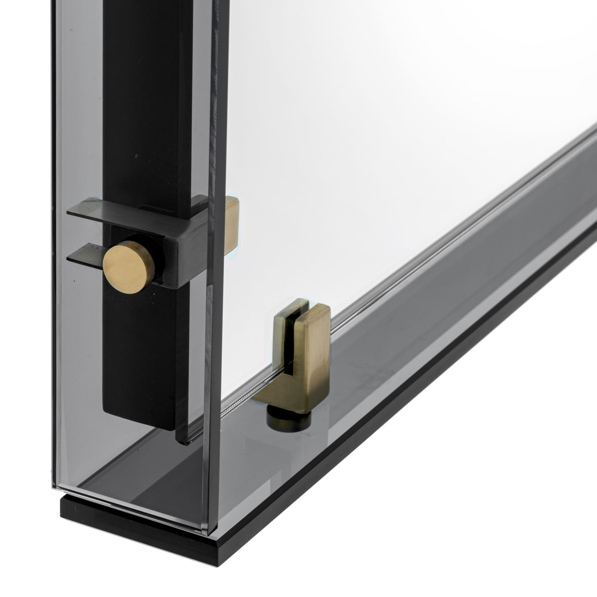 Smoke Glass Framed Mirror Verona | Eichholtz Miami