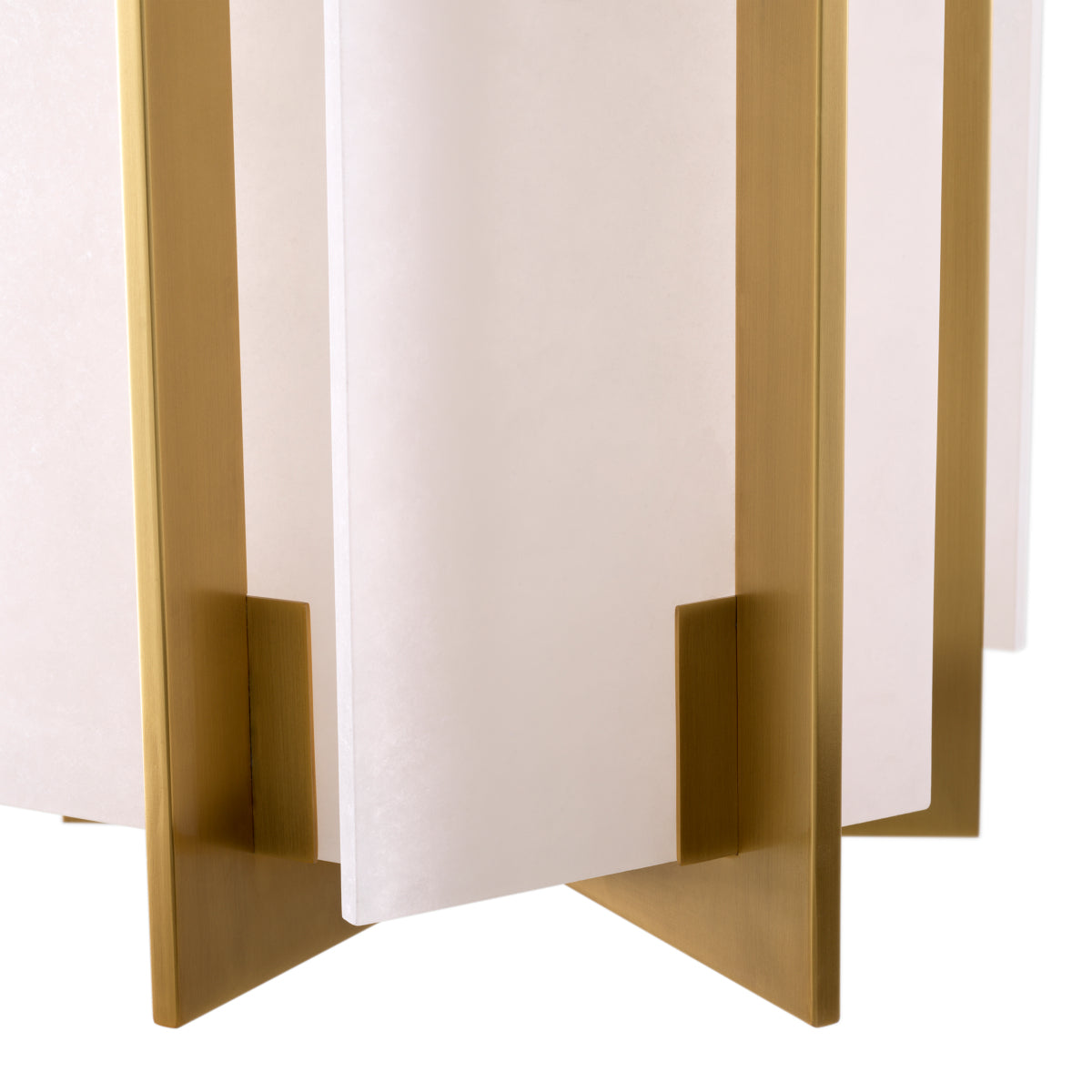 Gold with Alabaster Chandelier Lugano | Eichholtz Miami