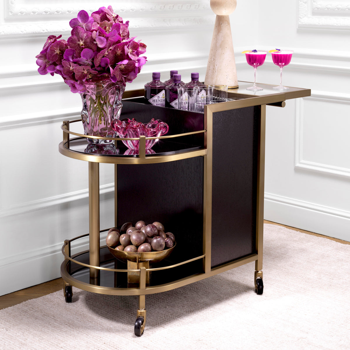Contemporary Oak Trolley Bellini | Eichholtz Miami