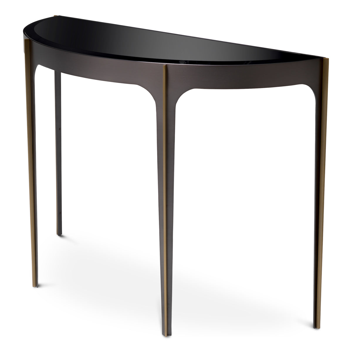 Semi-Circular Glass Console Table Artemisa | Eichholtz Miami