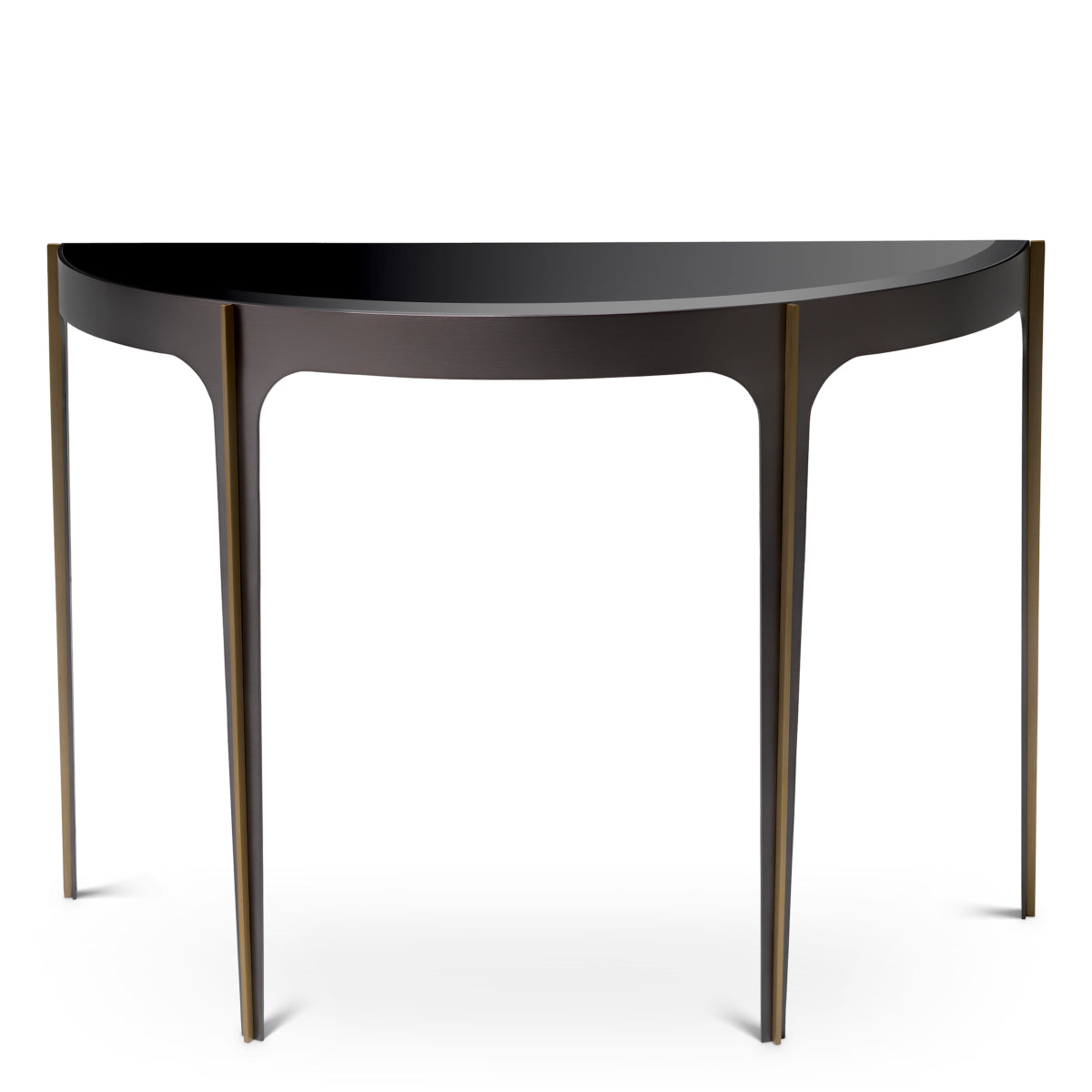 Semi-Circular Glass Console Table Artemisa | Eichholtz Miami
