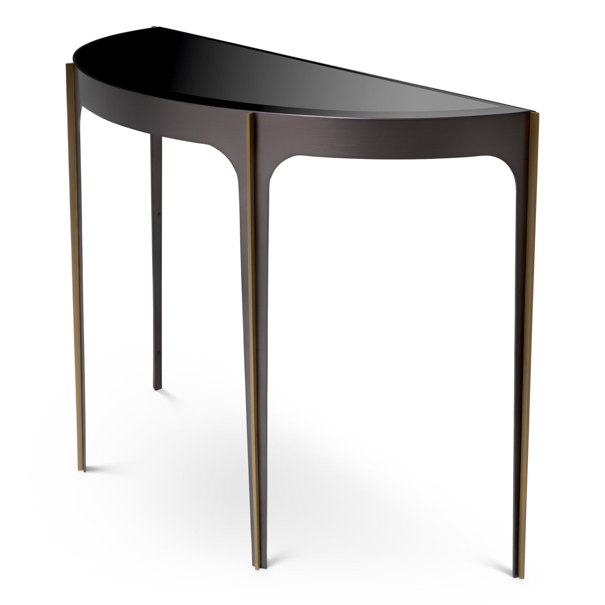 Semi-Circular Glass Console Table Artemisa | Eichholtz Miami