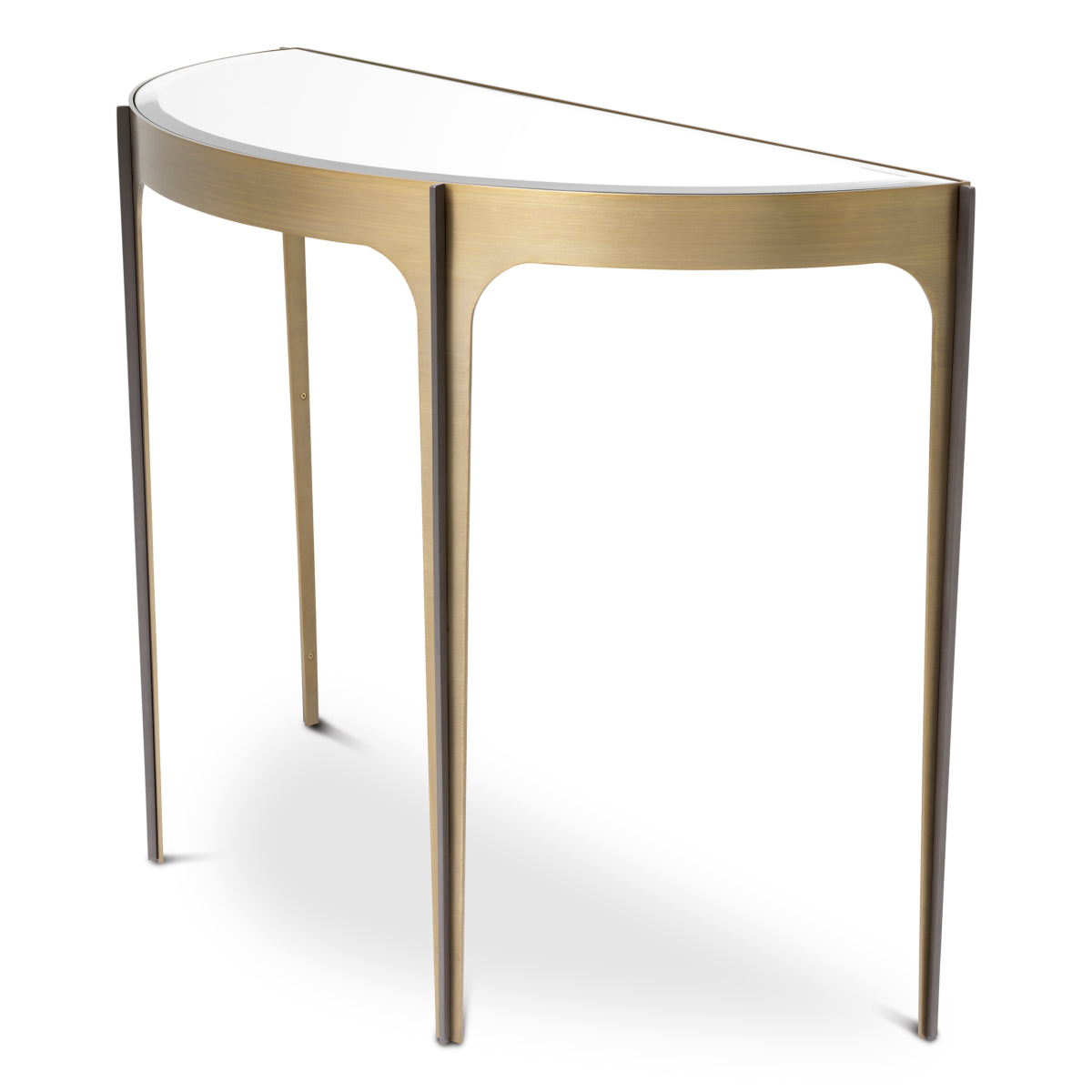 Semi-Circular Glass Console Table Artemisa | Eichholtz Miami