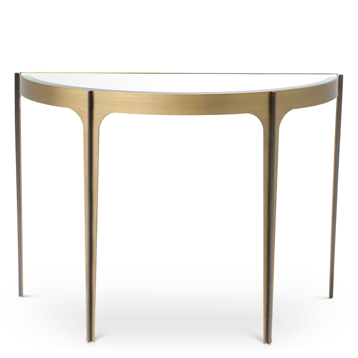 Semi-Circular Glass Console Table Artemisa | Eichholtz Miami