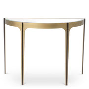 Semi-Circular Glass Console Table Artemisa | Eichholtz Miami