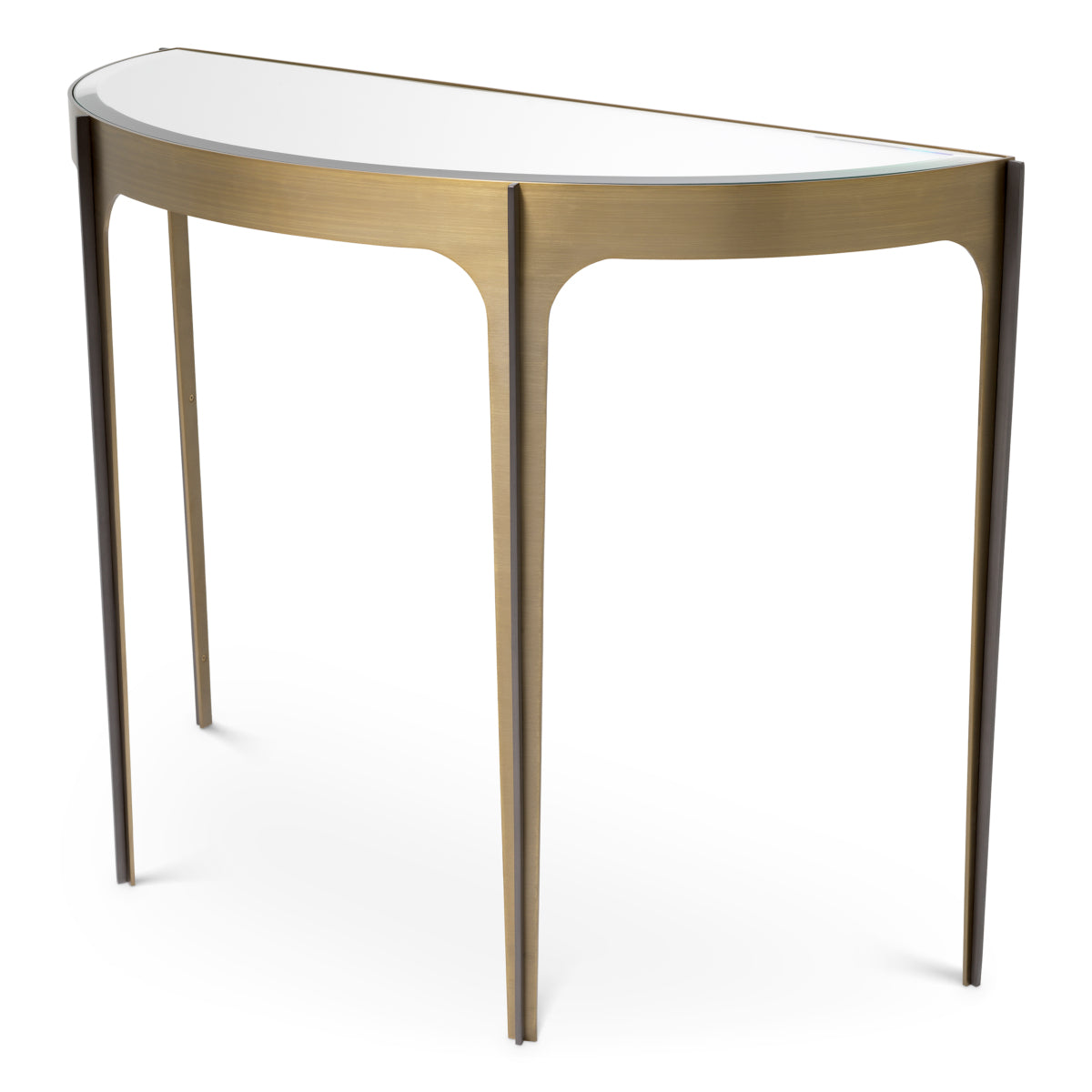 Semi-Circular Glass Console Table Artemisa | Eichholtz Miami