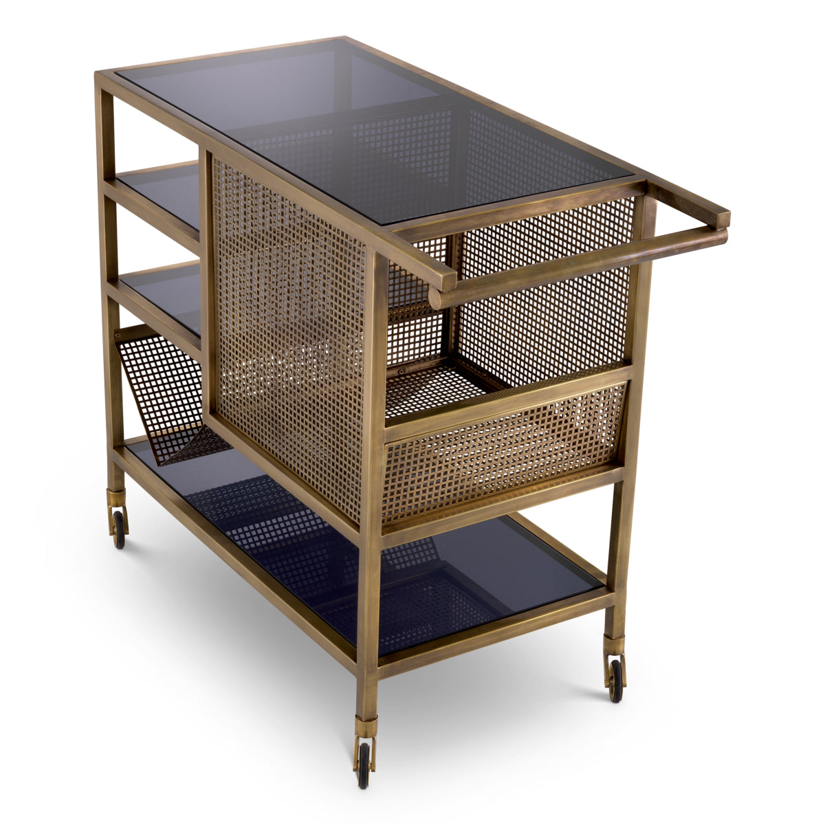 Vintage Brass Trolley Sterling | Eichholtz Miami