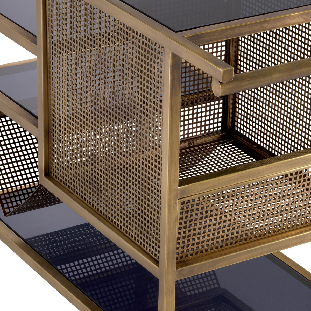 Vintage Brass Trolley Sterling | Eichholtz Miami