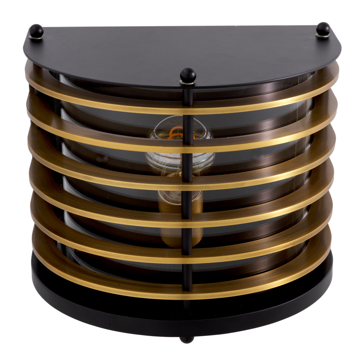 Black Outdoor Wall Lamp Logan | Eichholtz Miami