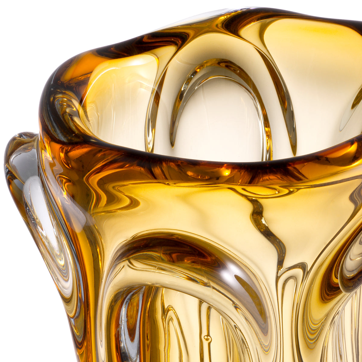 Hand Blown Glass L Vase | Eichholtz Miami