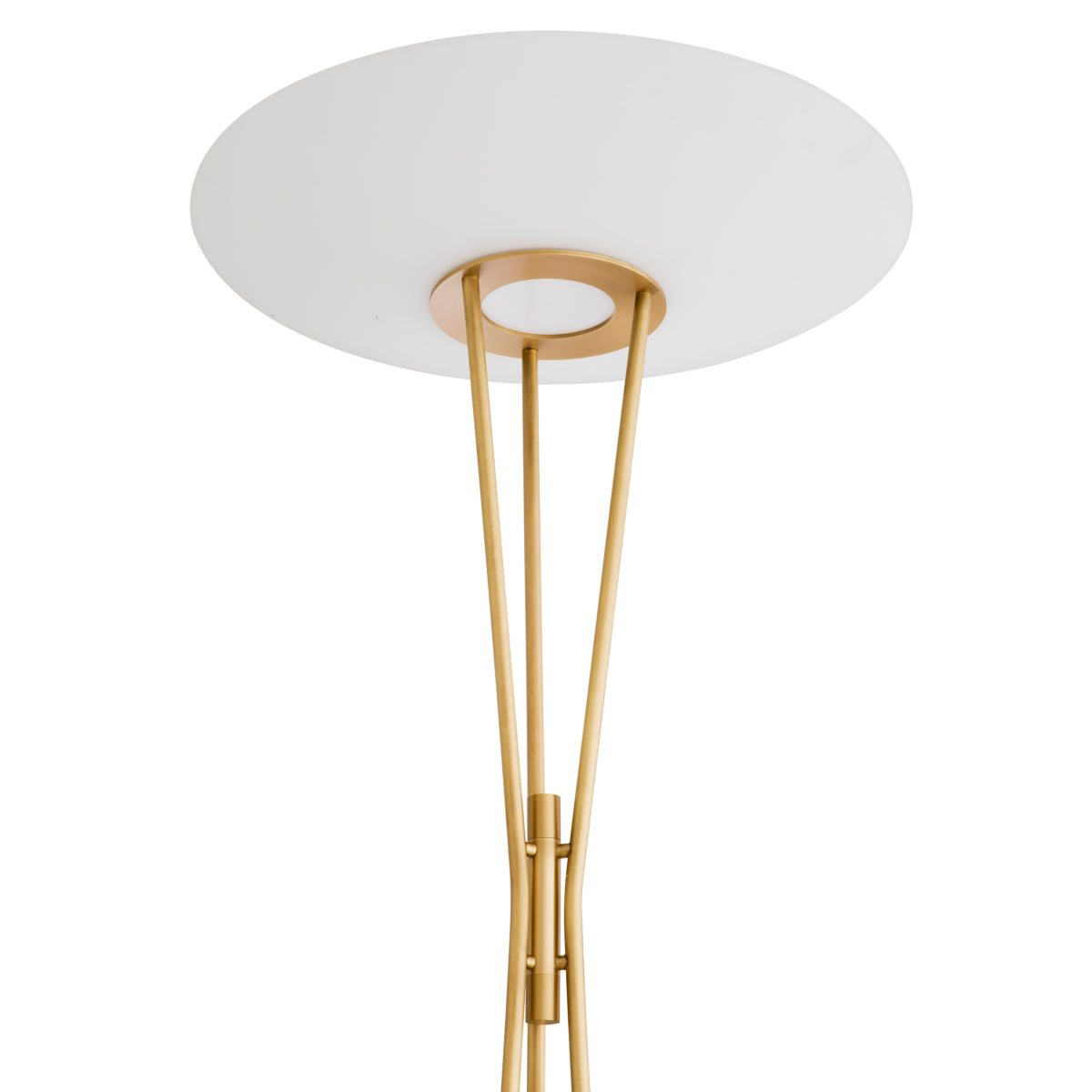 White Glass Floor Lamp Collina | Eichholtz Miami