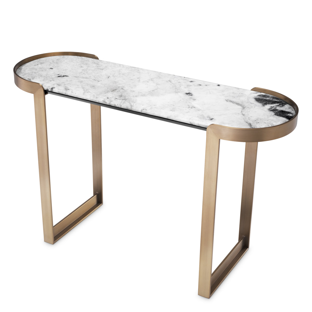 Marble Brass Console Table Fabio | Eichholtz Miami