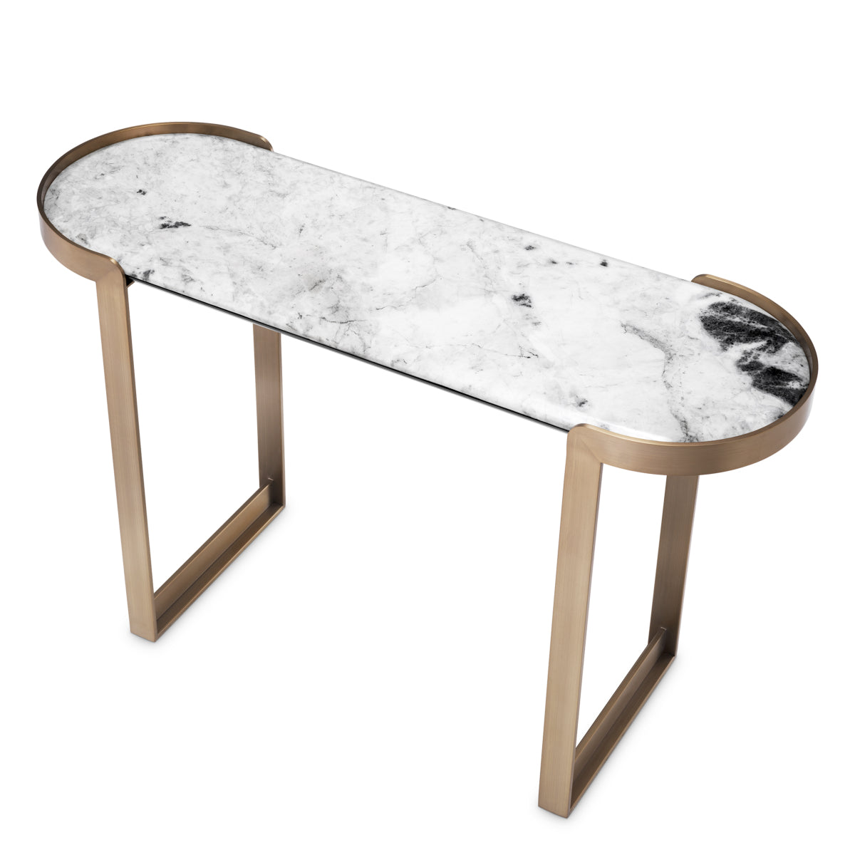 Marble Brass Console Table Fabio | Eichholtz Miami