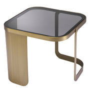 Smoked Glass Side Table Numa | Eichholtz Miami