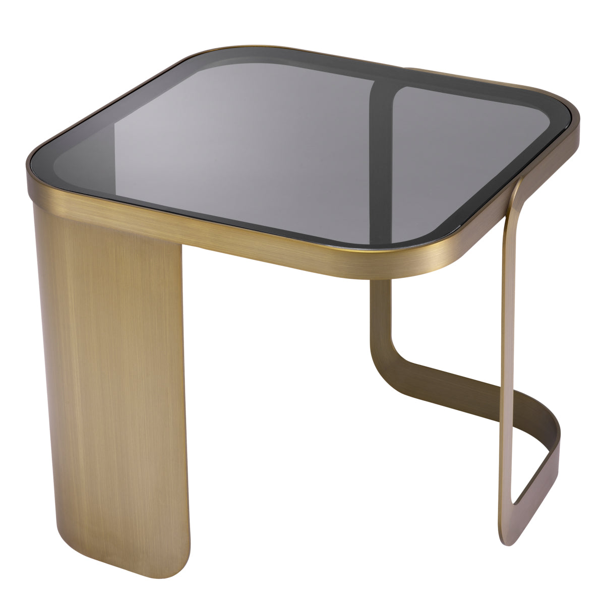 Smoked Glass Side Table Numa | Eichholtz Miami