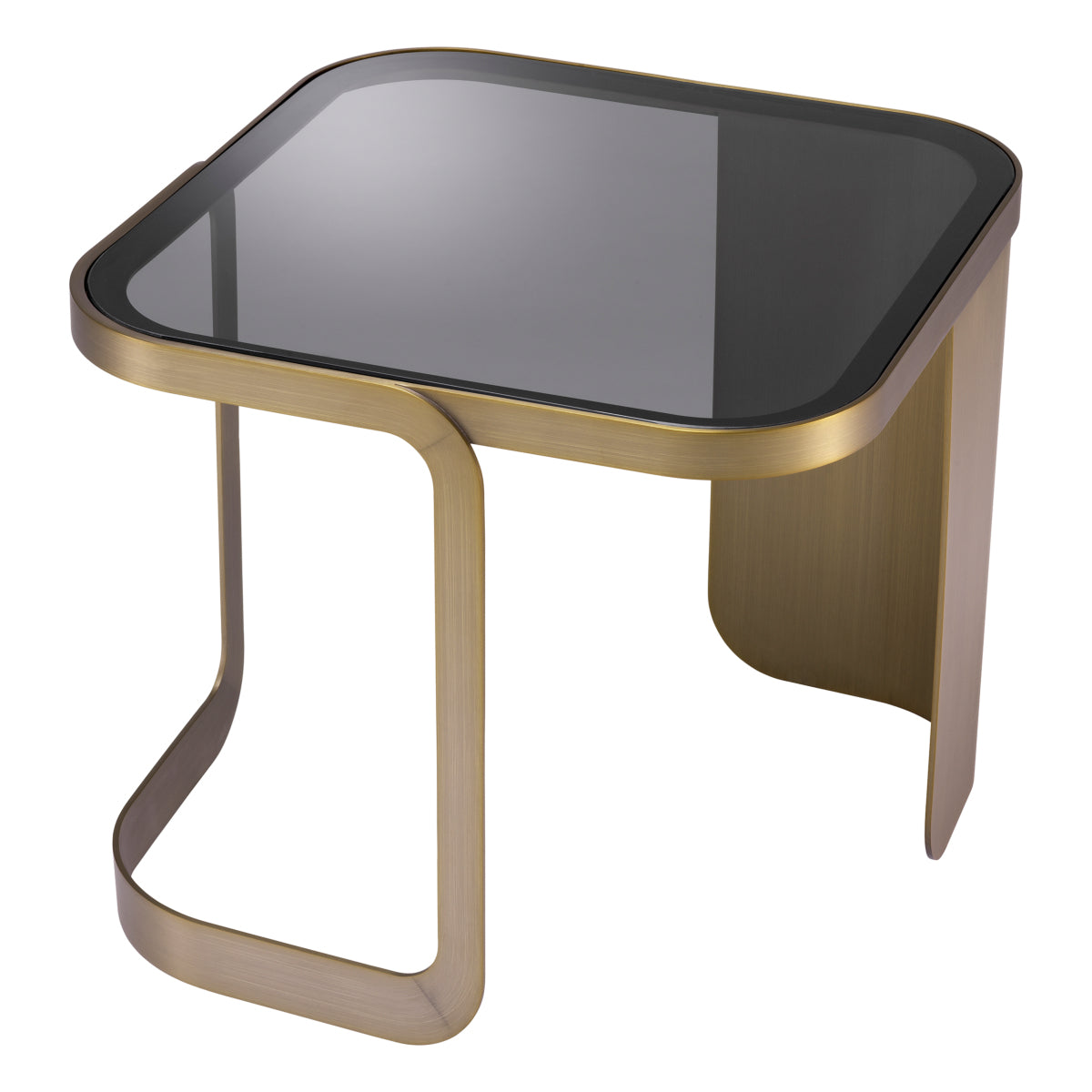 Smoked Glass Side Table Numa | Eichholtz Miami