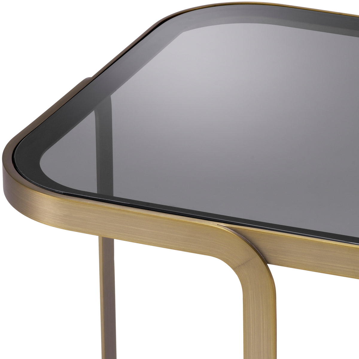Smoked Glass Side Table Numa | Eichholtz Miami